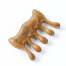 Instrumentul de masaj cu pieptene de abanos natural