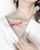 Tatuaj de flori de piersic pentru mici și mari - mai multe variante