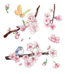 Tatuaj de flori de piersic pentru mici și mari - mai multe variante