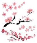 Tatuaj de flori de piersic pentru mici și mari - mai multe variante