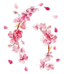 Tatuaj de flori de piersic pentru mici și mari - mai multe variante