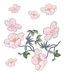 Tatuaj de flori de piersic pentru mici și mari - mai multe variante