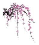 Tatuaj de flori de piersic pentru mici și mari - mai multe variante