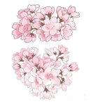 Tatuaj de flori de piersic pentru mici și mari - mai multe variante