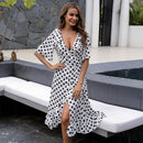 Rochie de damă cu buline - mai multe culori