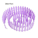 Gard din lemn cu muluri - mai multe culori