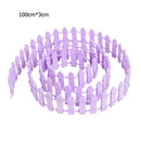 Gard din lemn cu muluri - mai multe culori