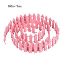 Gard din lemn cu muluri - mai multe culori