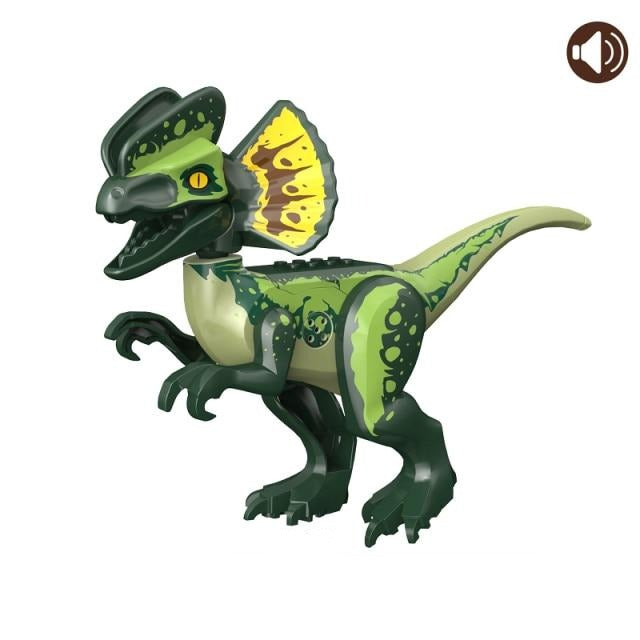 Figurină Jurassic Park Dilophosaurus pentru Lego - 24 cm