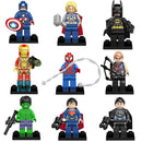 Figurine Supereroi Marvel pentru Lego - 9 buc