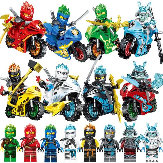 Figurine Ninja pentru Lego - 8 buc