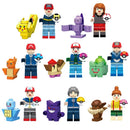 Figurine Pokemon pentru Lego - 16 buc