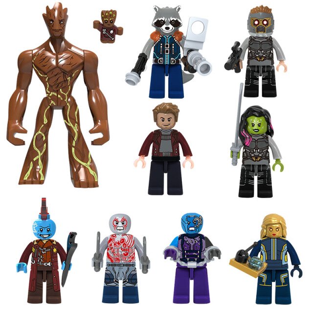 Figurine Guardians of the Galaxy pentru Lego - 10 buc