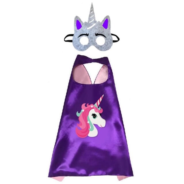 Costum cu mască - unicorn