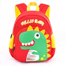 Rucsac roșu pentru copii Dino - mai multe mărimi