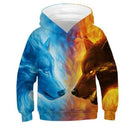 Hanorac pentru copii cu lup - mai multe variante