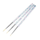 Set de perii pentru unghii - 3 buc