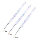 Set de perii pentru unghii - 3 buc