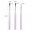 Set de perii pentru unghii - 3 buc