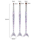 Set de perii pentru unghii - 3 buc