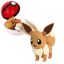 Figurină Pokemon cu pokeball - Eevee