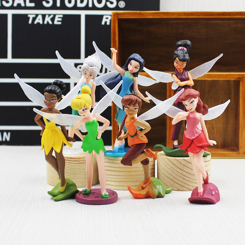 Figurine Tinkerbell și zânele - 7 buc