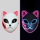 Mască de pisică cu LED-uri luminoase - mai multe variante