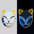 Mască de pisică cu LED-uri luminoase - mai multe variante