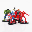 Figurine Supereroi Marvel și DC Comics - 4 buc