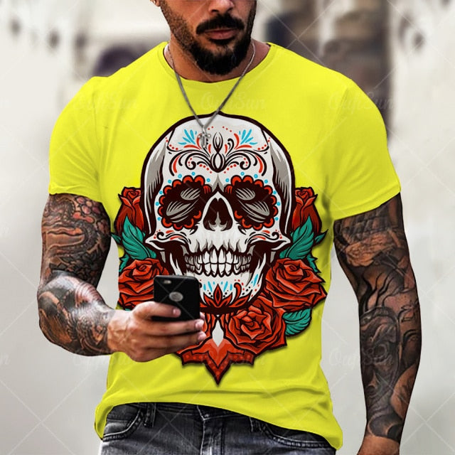 Tricou pentru bărbați Skull - mai multe variante