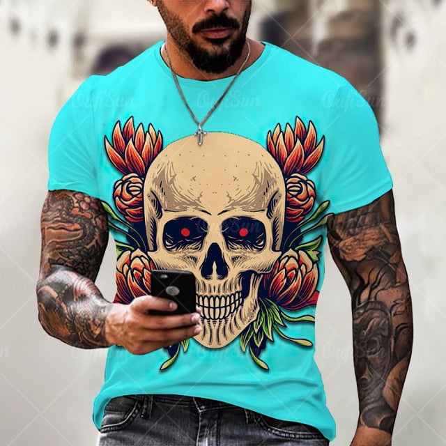 Tricou pentru bărbați Skull - mai multe variante