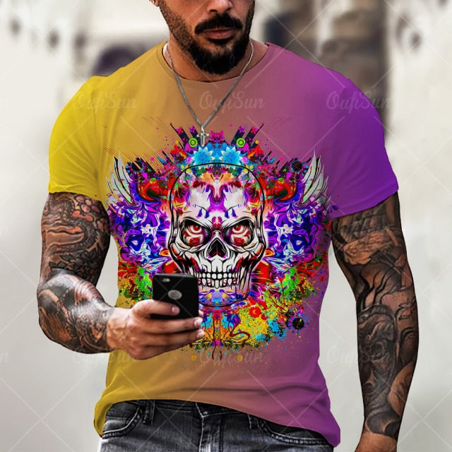 Tricou pentru bărbați Skull - mai multe variante