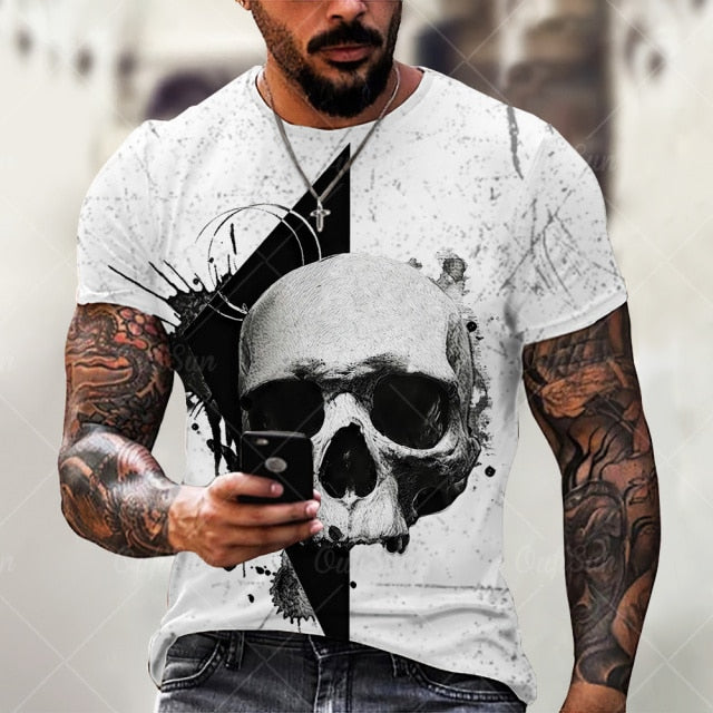 Tricou pentru bărbați Skull - mai multe variante