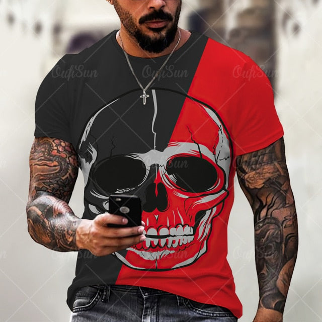 Tricou pentru bărbați Skull - mai multe variante