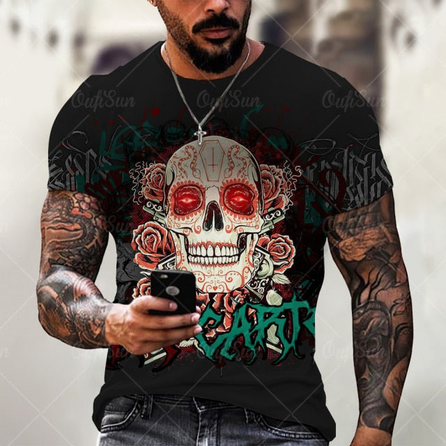 Tricou pentru bărbați Skull - mai multe variante