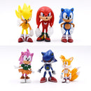 Figurine Sonic - 6 buc