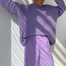 Pulover supradimensionat tricotat pentru femei - mai multe variante