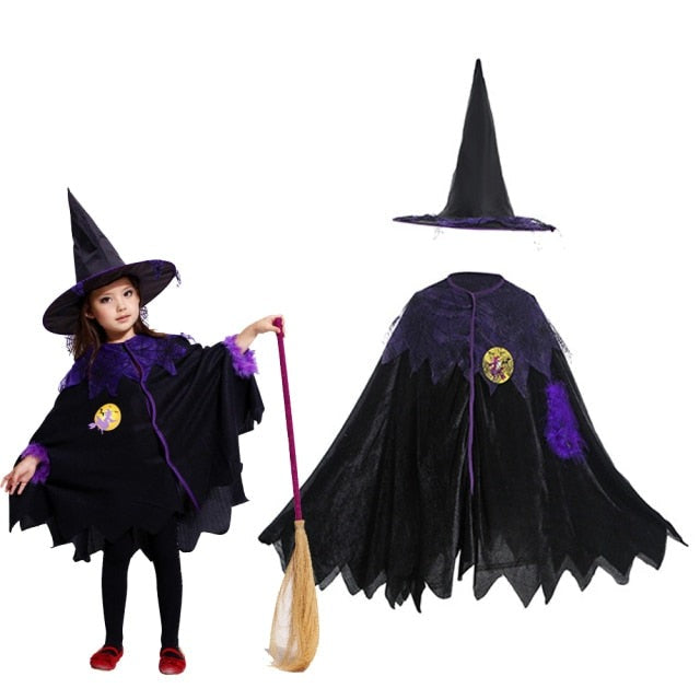 Rochie de vrăjitoare de Halloween - mai multe variante