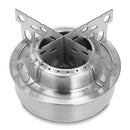 Aragaz portabil cu alcool în aer liber