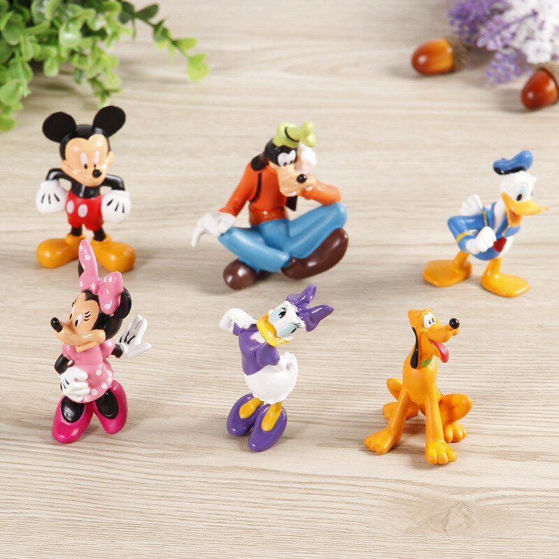 Figurine Mickey Mouse - 6 buc