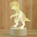 Lampă cu iluzie 3D - dinozaur
