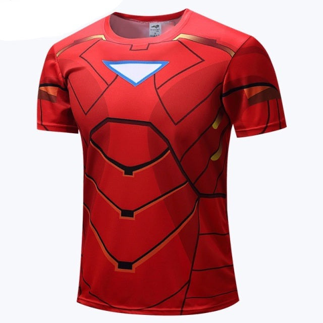 Tricou pentru bărbați cu imprimeu peste tot Iron Man