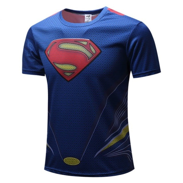 Tricou pentru bărbați cu imprimeu peste tot Superman