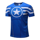 Tricou pentru bărbați cu imprimeu peste tot Captain America
