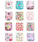 Scutece pentru fetițe 12 buc - mai multe variante