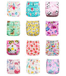 Scutece pentru fetițe 12 buc - mai multe variante