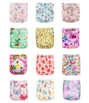 Scutece pentru fetițe 12 buc - mai multe variante