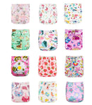 Scutece pentru fetițe 12 buc - mai multe variante