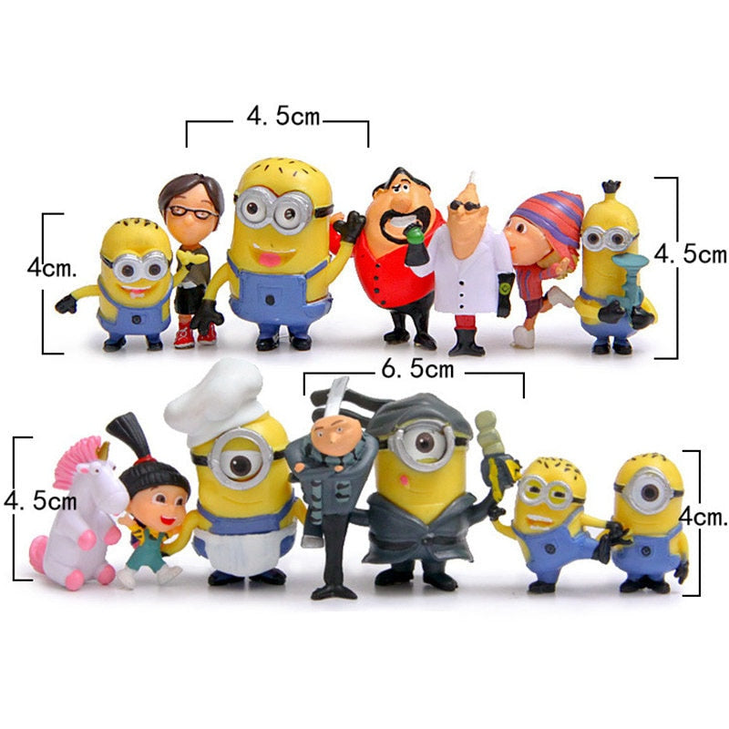 Figurine Minions - 14 buc