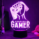 Lampă cu iluzie 3D - gamer